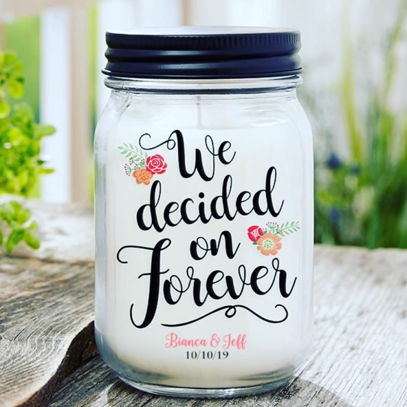 PERSONALIZED CANDLE JAR
