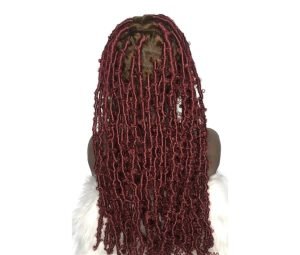 Butterfly Locs Wig distressed locs, fluffy